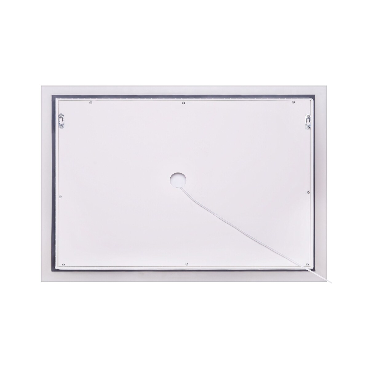Lustro ścienne LED 60 x 80 cm srebrne ADOUR