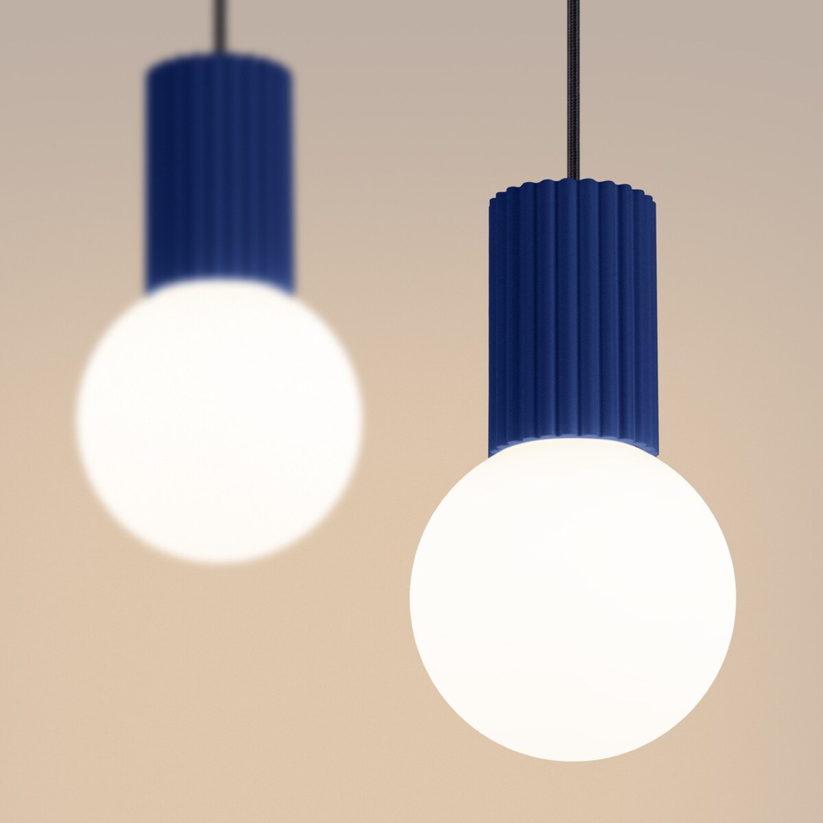 Lampa wisząca HALO 2L ultramaryna