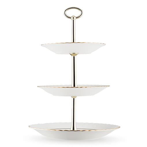 Etażerka 3-poziomowa Iwona Złota Linia B014