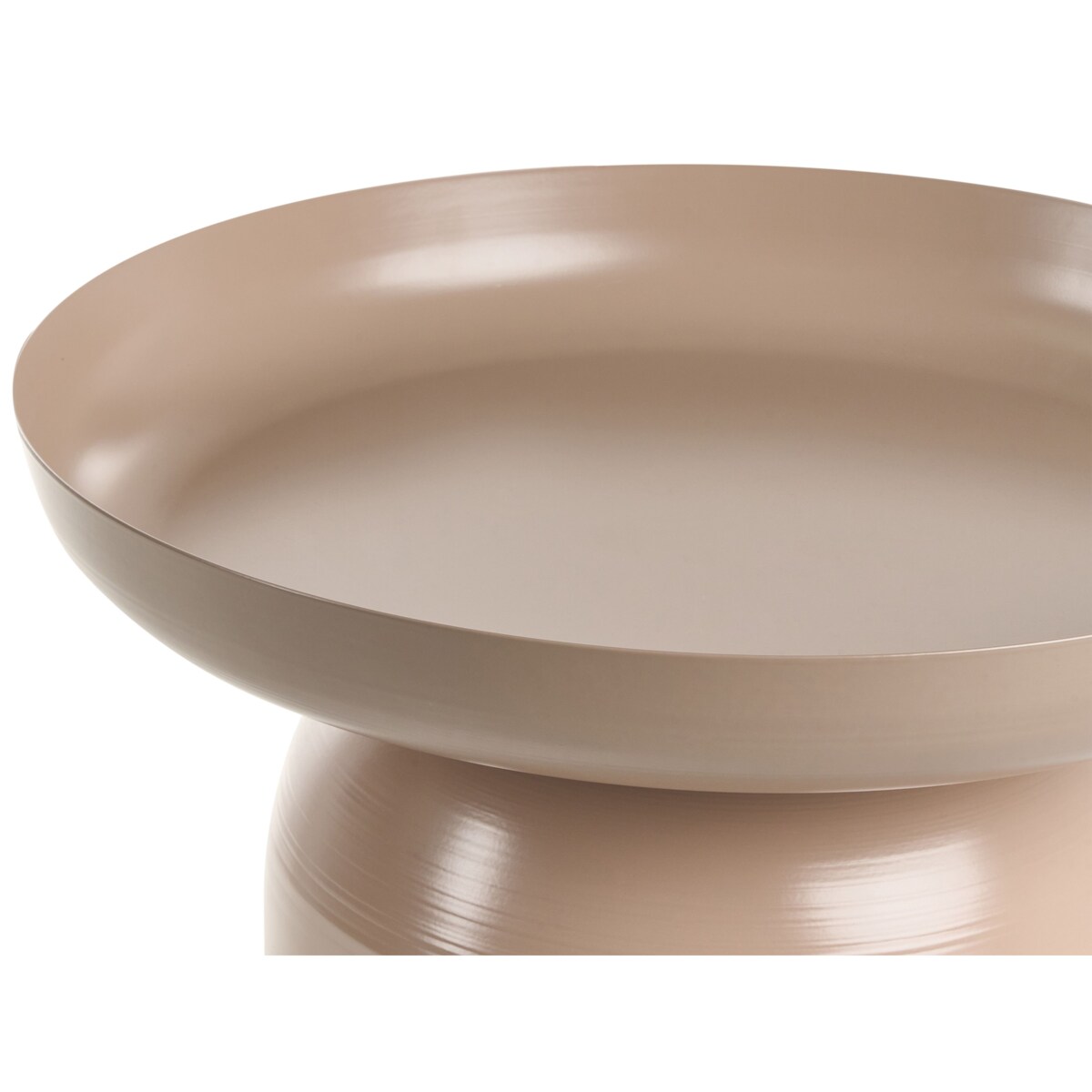 Stolik pomocniczy TORRENS Metal Beżowoszary