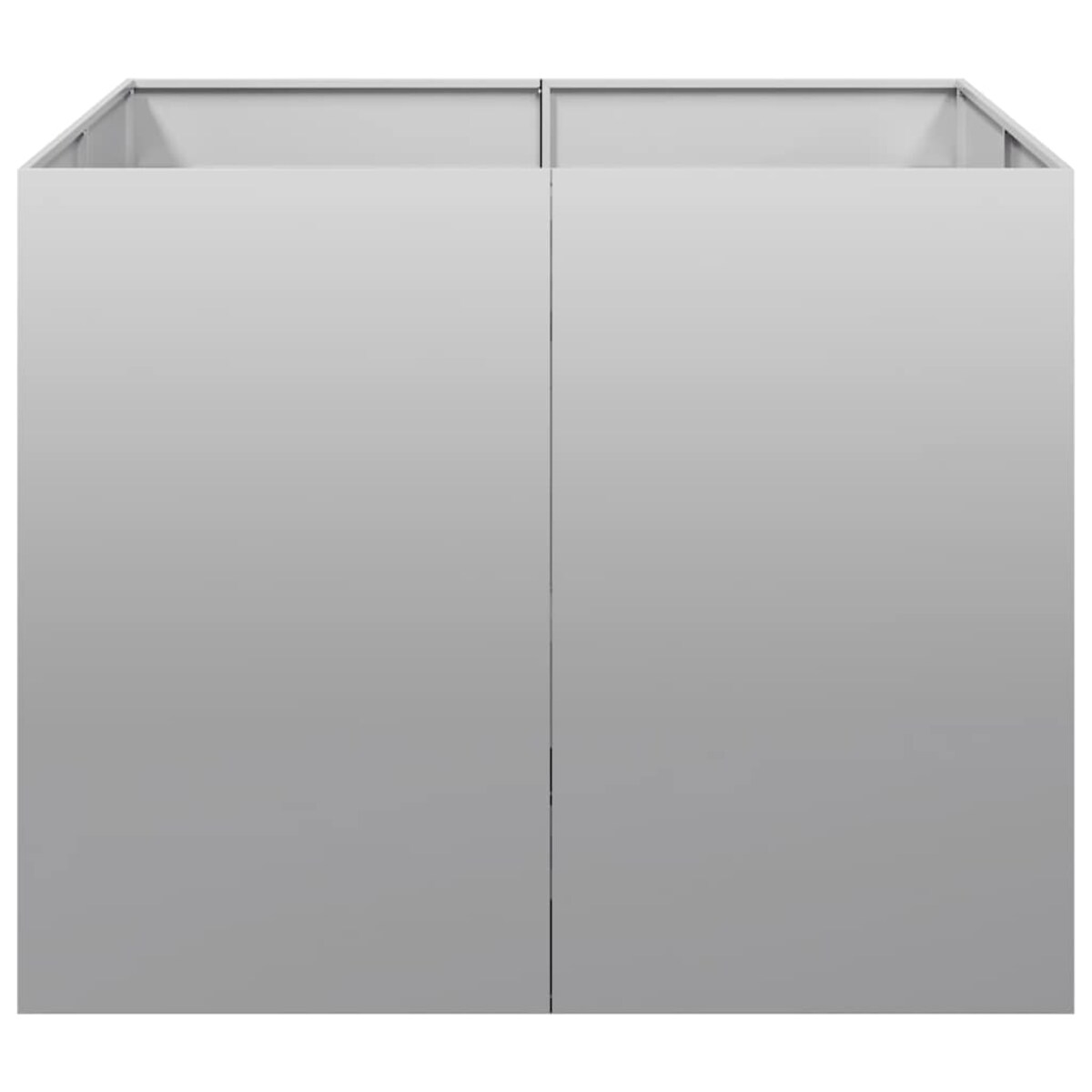 vidaXL Doniczka 100x100x80 cm Stal ocynkowana