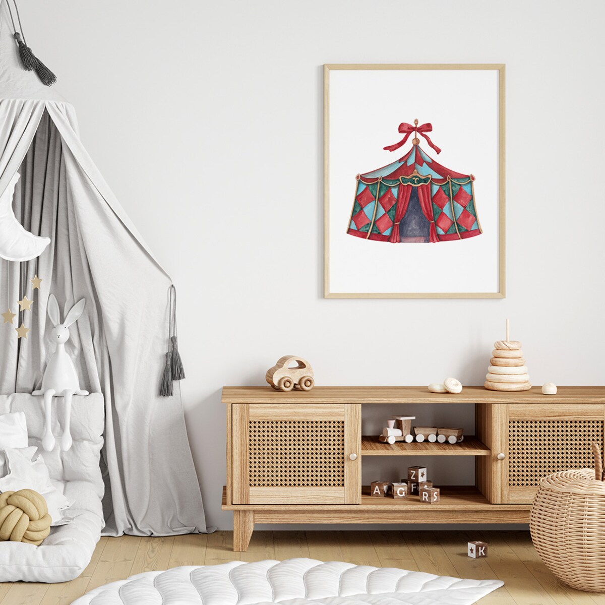 Plakat dla dzieci Cyrk 30x40