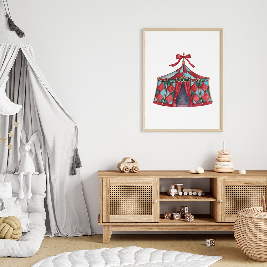 Plakat dla dzieci Cyrk 30x40