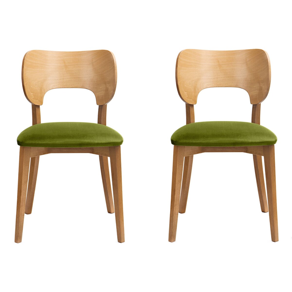 KONSIMO LYCO loftowe krzesła 2 sztuki zielone