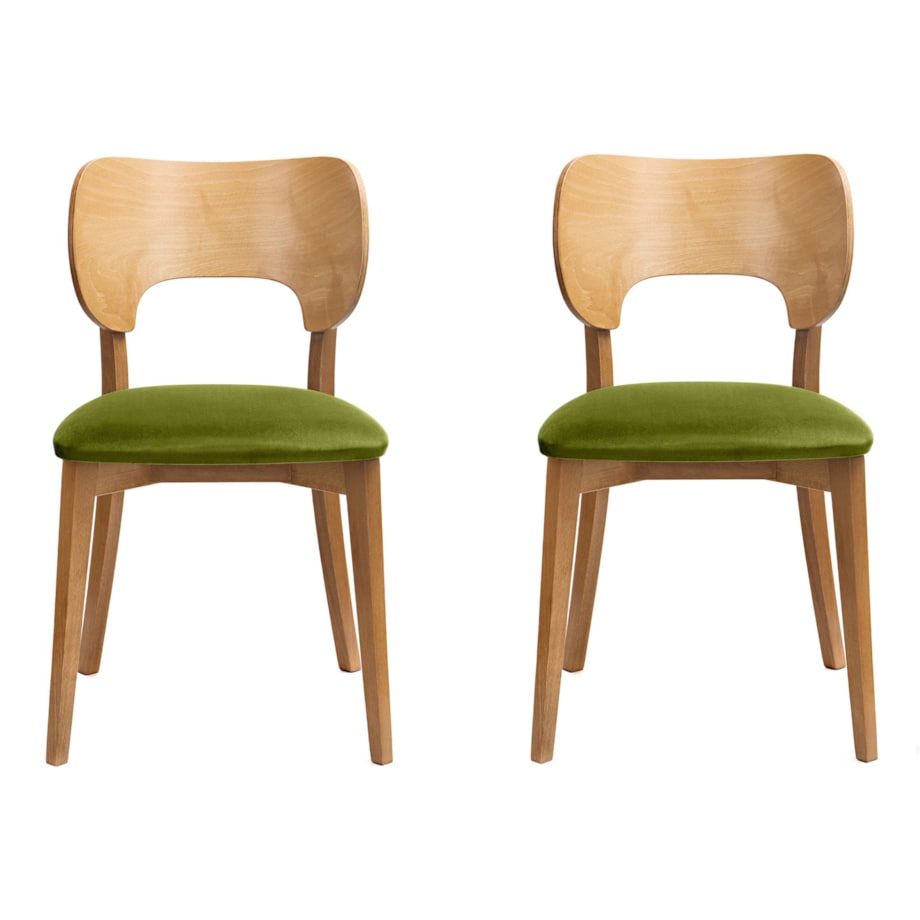 KONSIMO LYCO loftowe krzesła 2 sztuki zielone