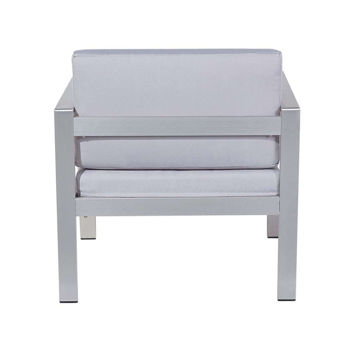 Zestaw ogrodowy 4-osobowy jasnoszary SALERNO