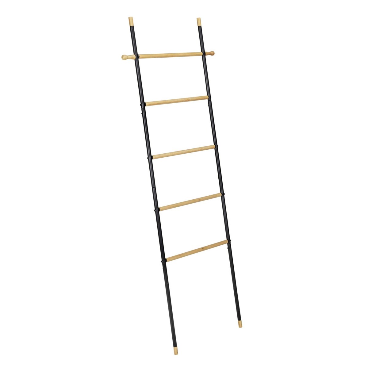 Wieszak na ręczniki, drabina z bambusowymi szczeblami, Loft, WENKO