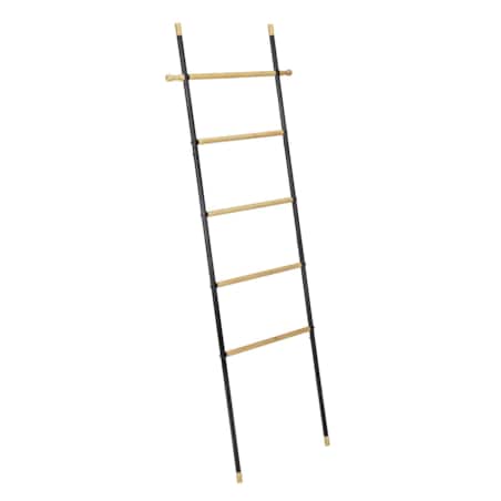 Wieszak na ręczniki, drabina z bambusowymi szczeblami, Loft, WENKO