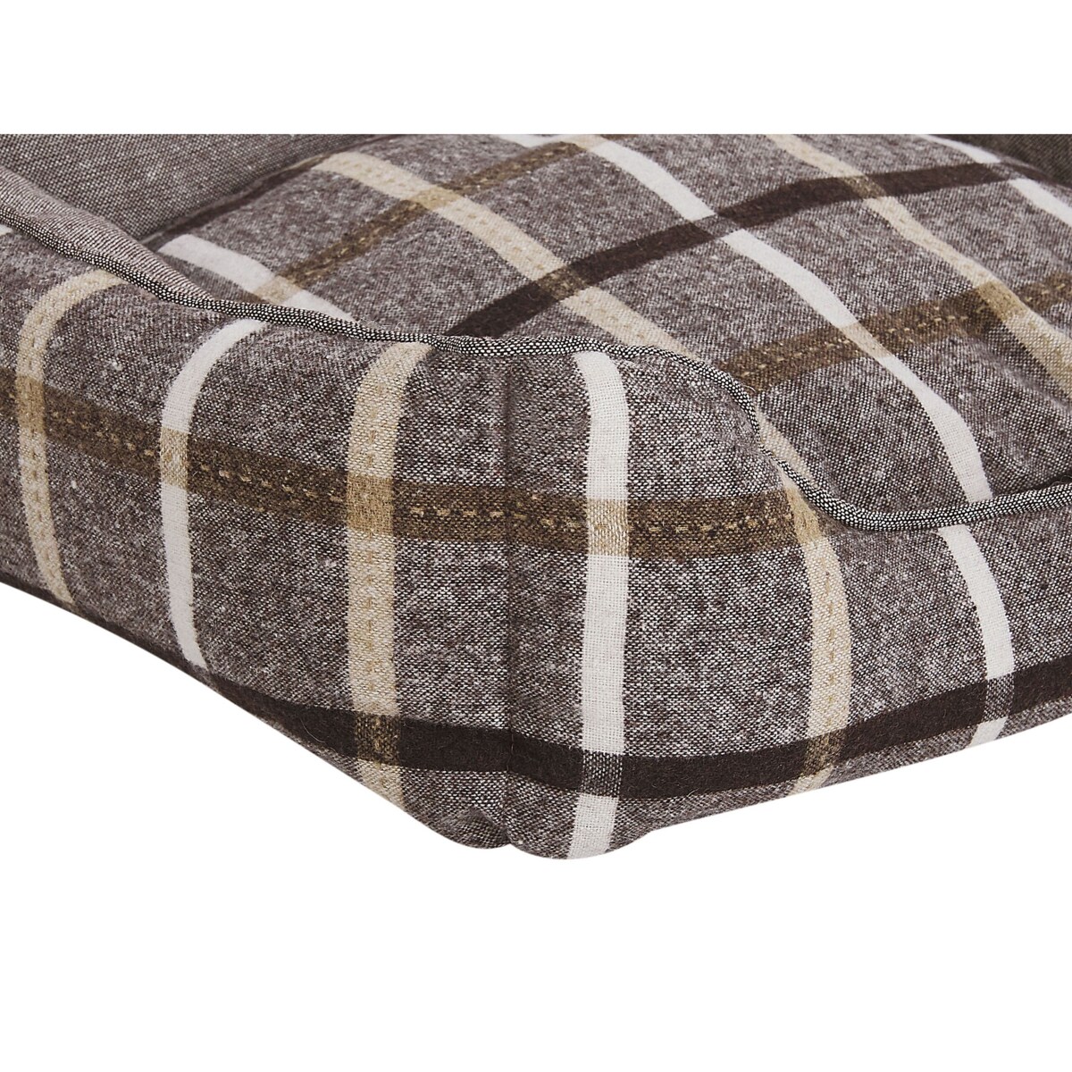 Legowisko dla psa 60 x 60 cm brązowe HOZAT