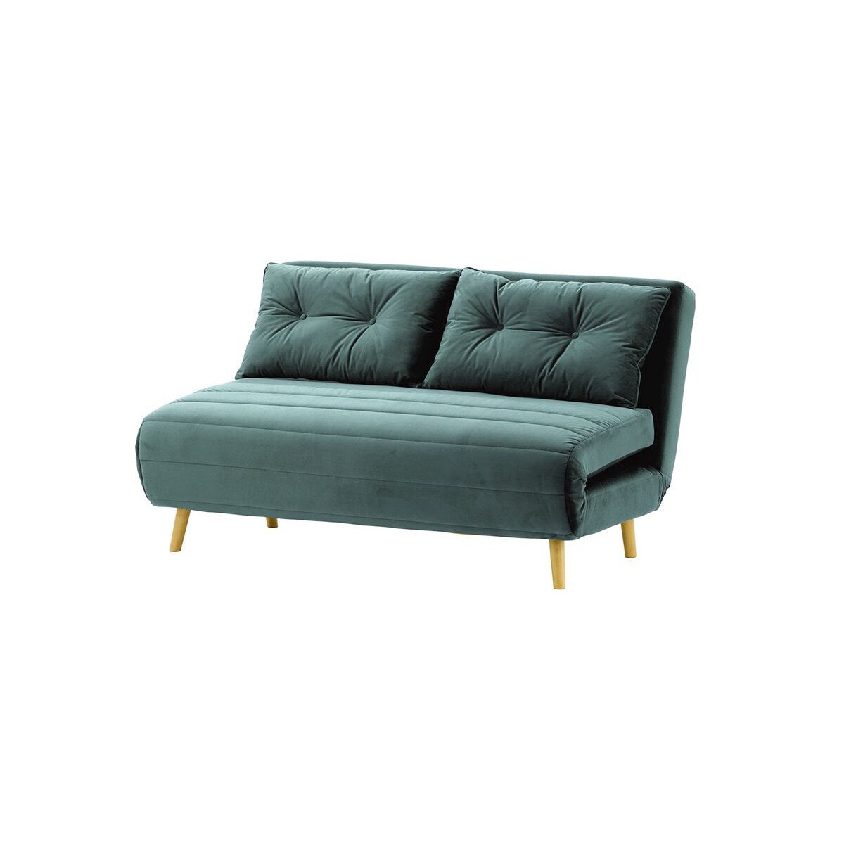 Sofa rozkładana Flic 142 cm-Velluto 12-like oak