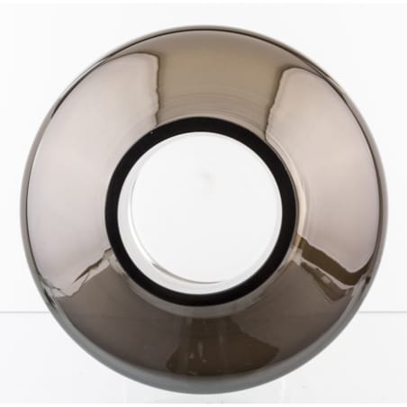 Wazon szklany srebrny 39,5x20x20 cm ARGENTO-2 tall