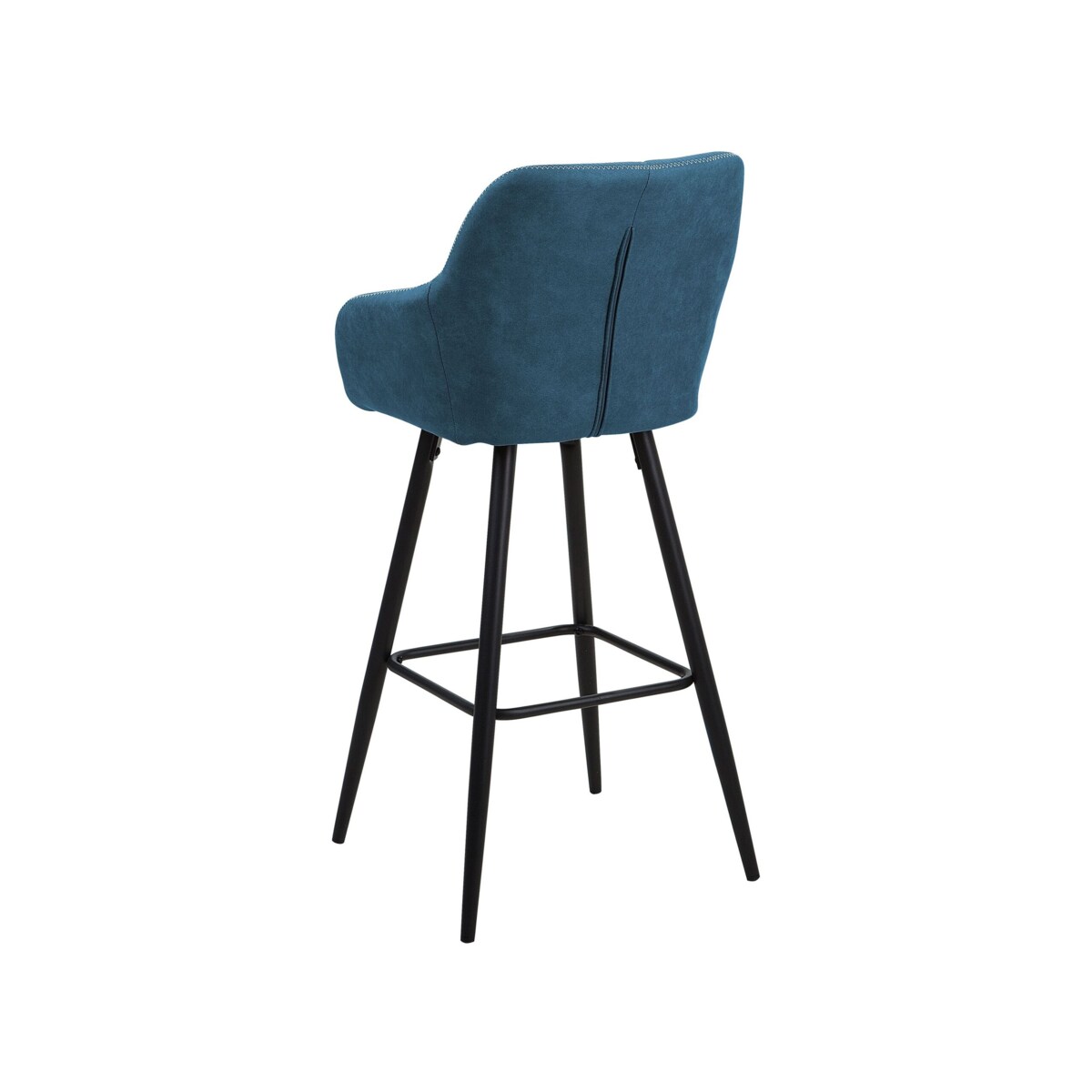 Zestaw 2 krzeseł barowych niebieski DARIEN
