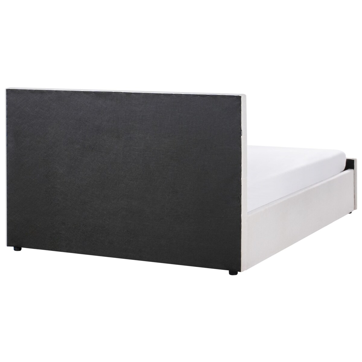 Łóżko z pojemnikiem AMIENS 160 x 200 cm Beżowy