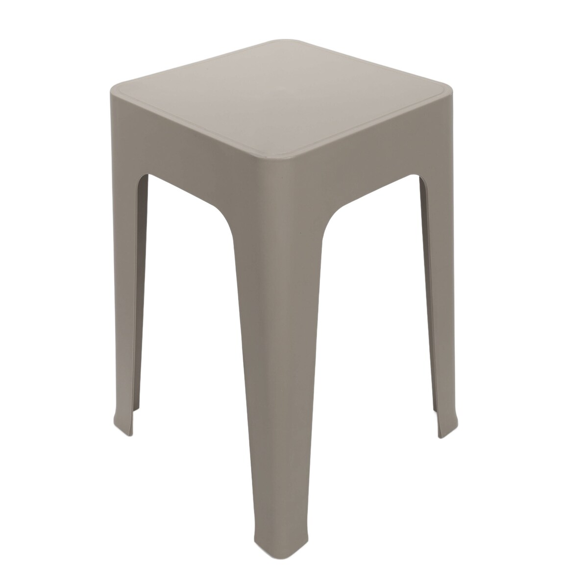 Lekki taboret z tworzywa sztucznego, 33 x 33 x 47 cm