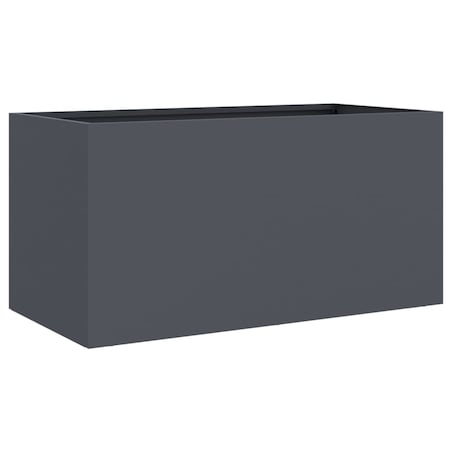 vidaXL Donica, antracytowa, 62x30x29 cm, stal