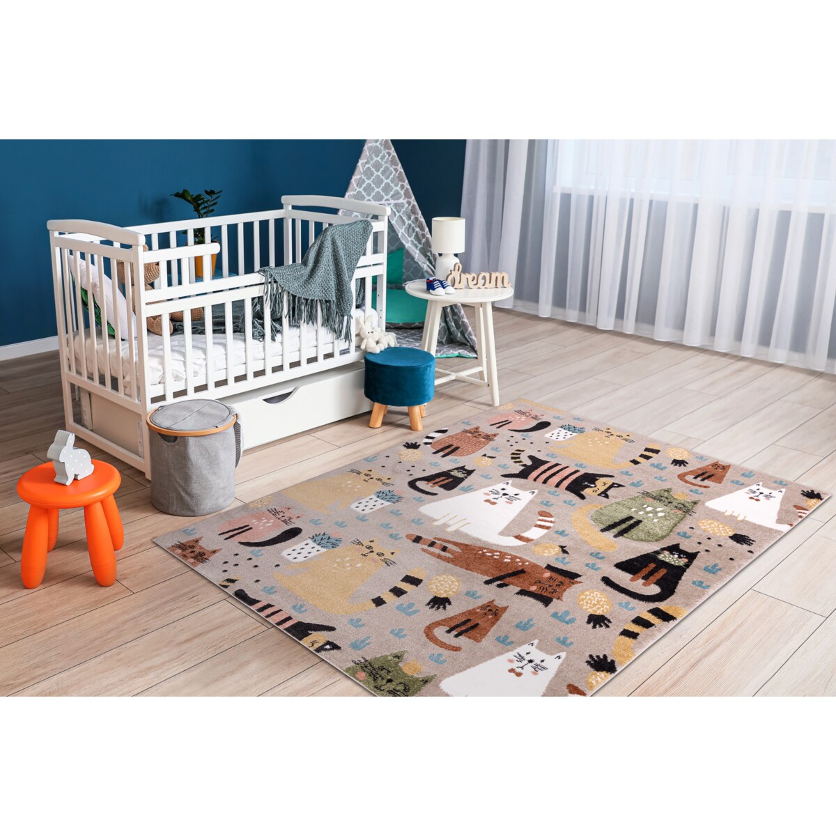 Dywan FUN Kittens dla dzieci, koty, kotki 200x290 cm