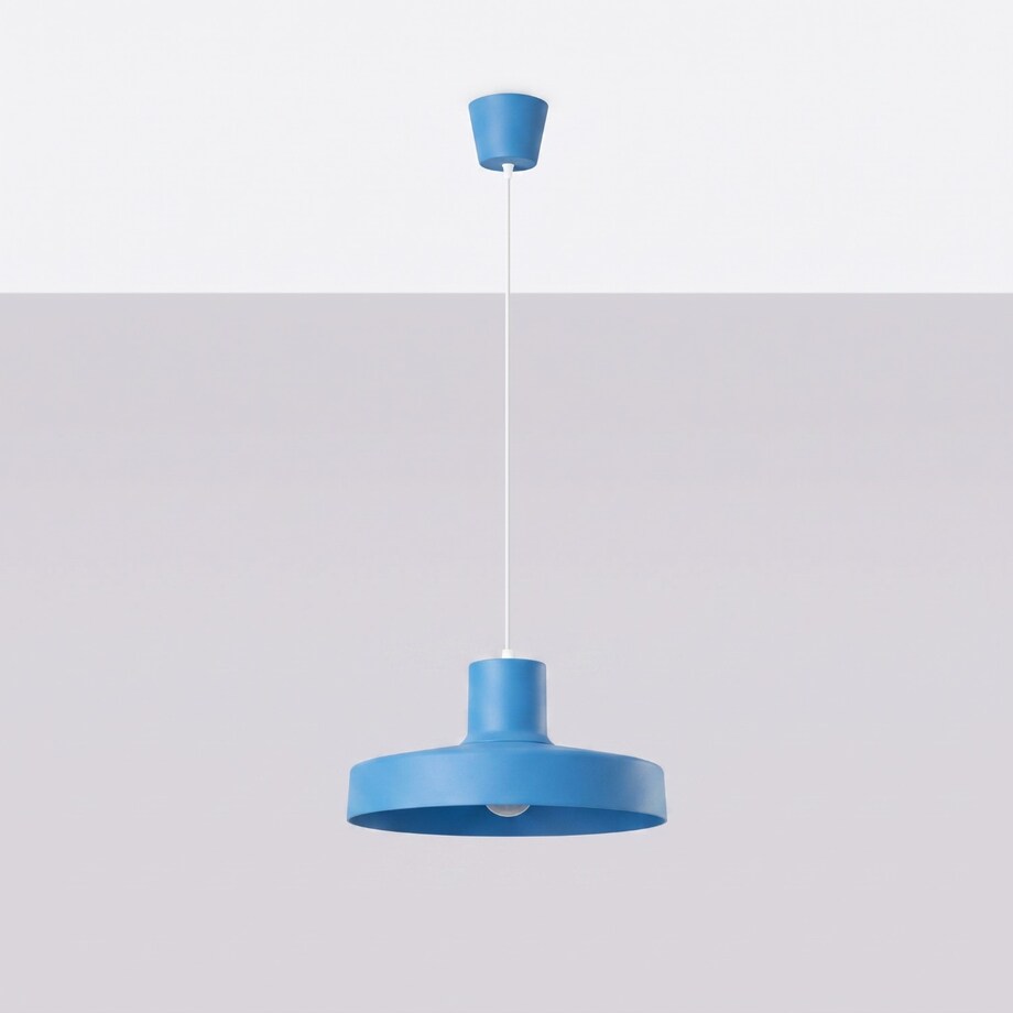 Lampa wisząca BILO błękitna