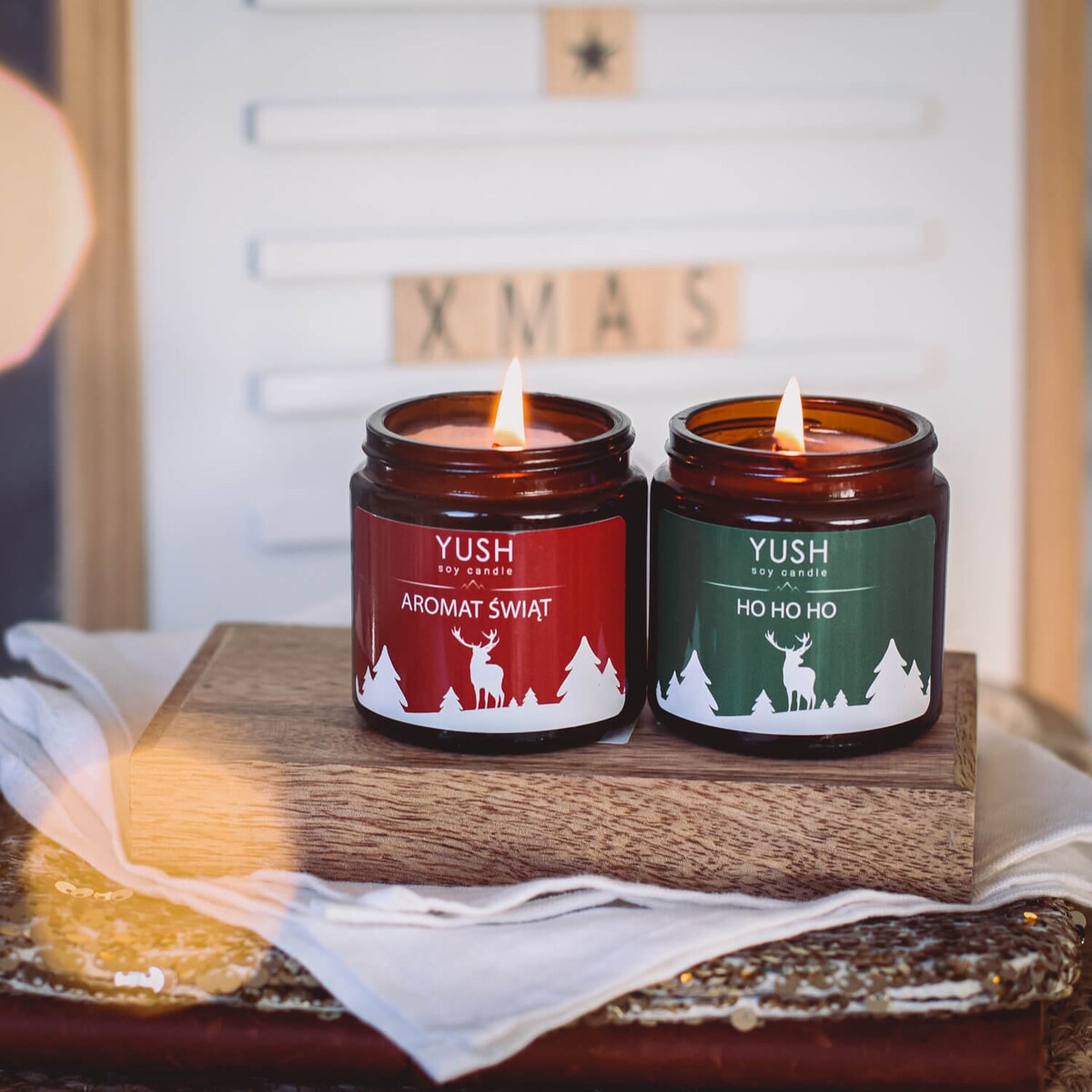 Jesienna Aura - Świeca Sojowa - YUSH - 120ml