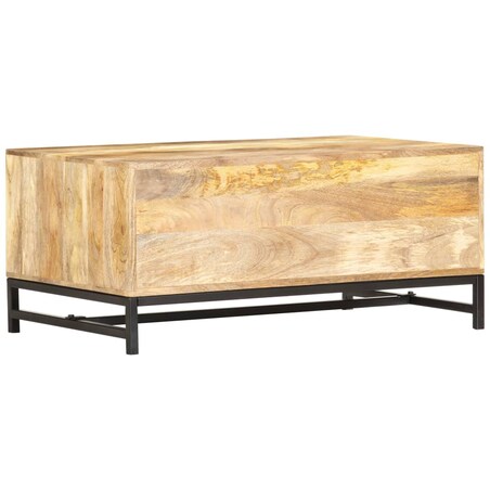vidaXL Stolik kawowy, 90 x 55 x 40 cm, lite drewno mango