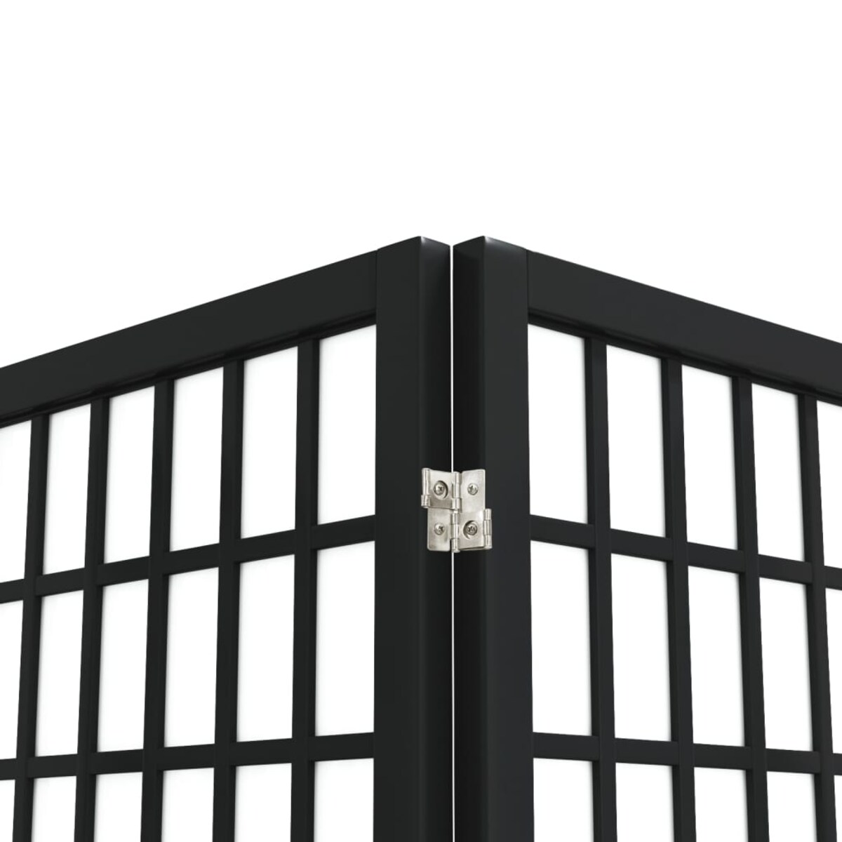 vidaXL Składany parawan 5-panelowy, styl japoński, 200x170 cm, czarny