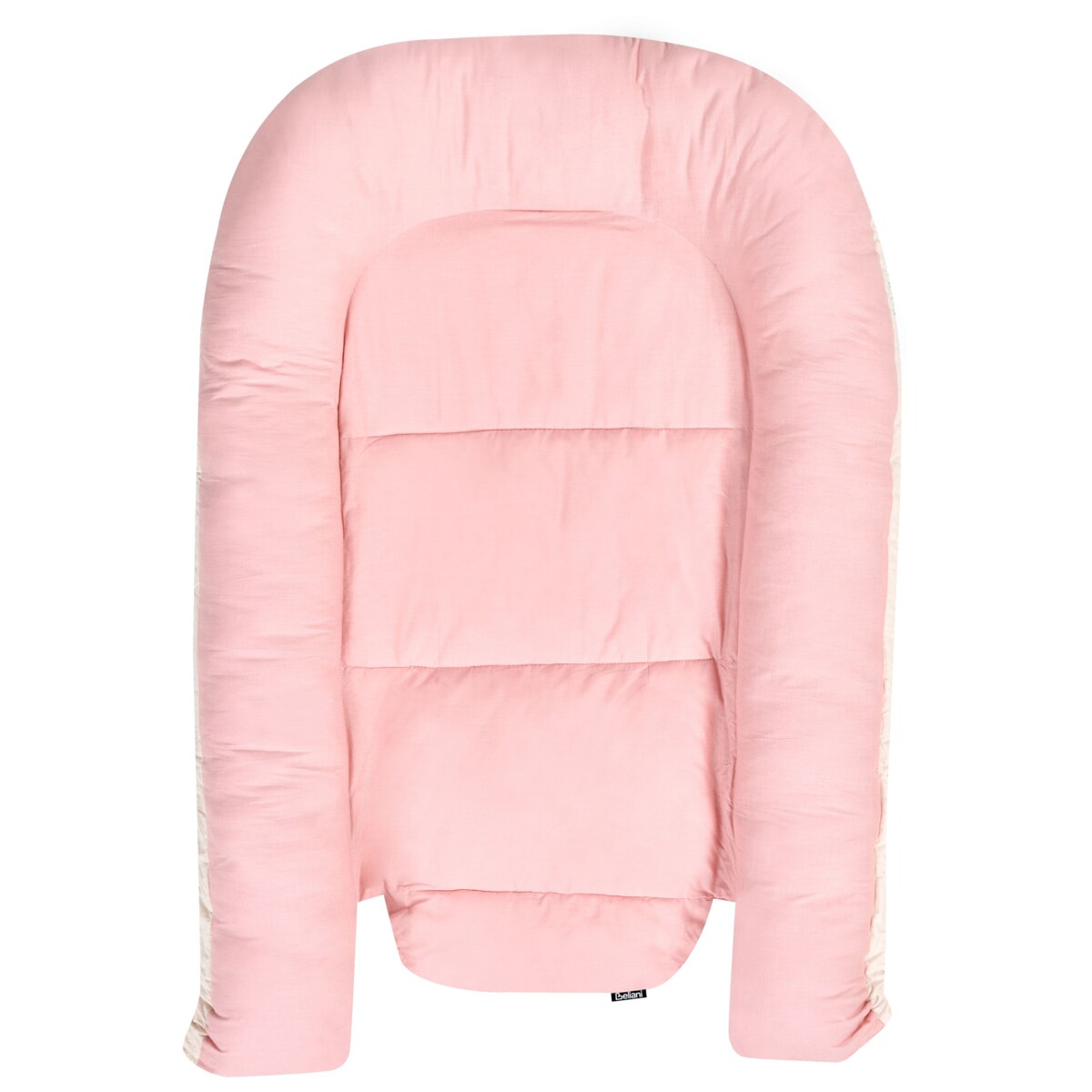 Kokon niemowlęcy 55 x 90 cm różowy z beżowym EREB