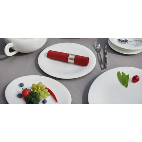 VILLA ITALIA Talerz płytki porcelanowy 28 cm NAOMI WHITE
