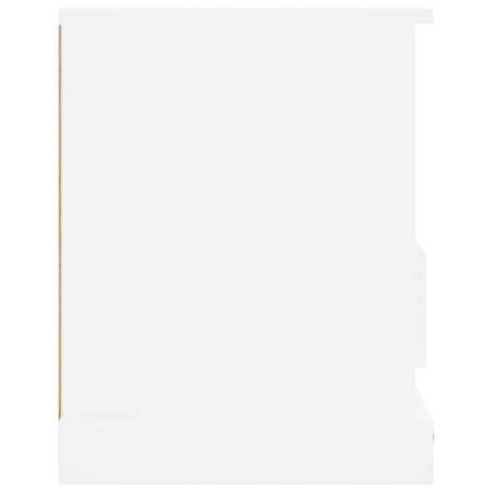 vidaXL Szafka pod TV, biała, 93x35,5x45 cm, materiał drewnopochodny