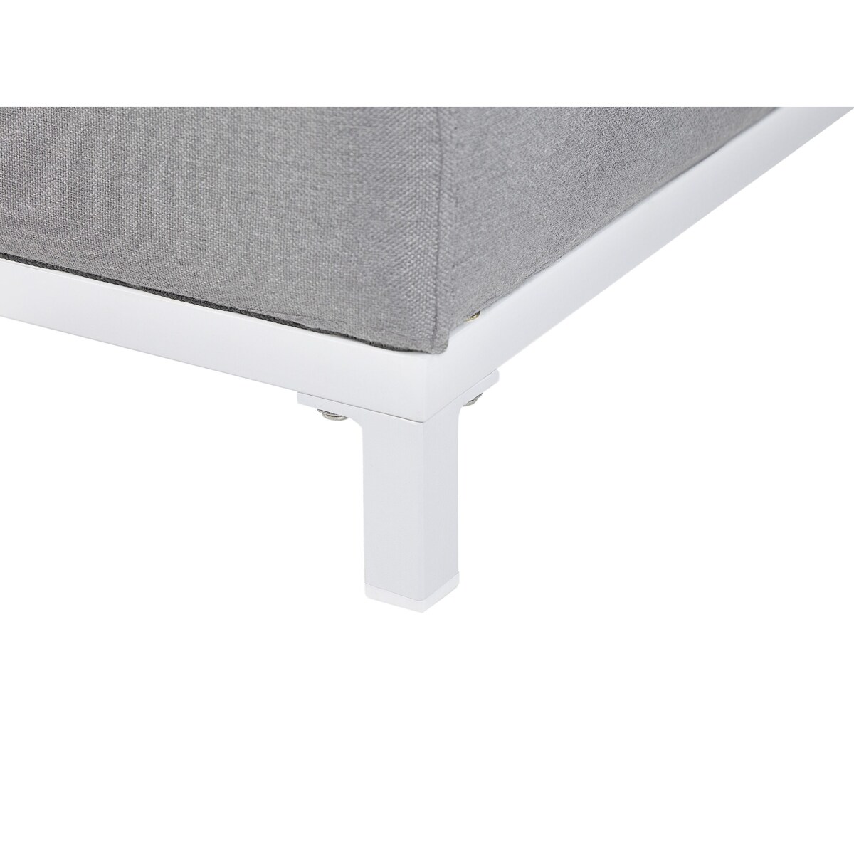 Sofa ogrodowa jasnoszara z białym ROVIGO