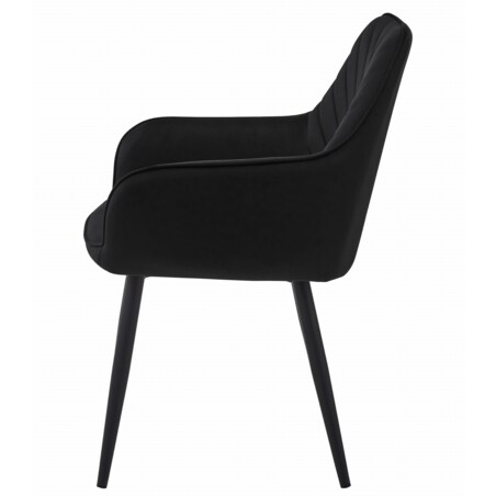 Krzesło Do Jadalni Kuchni Salonu Nana Czarne