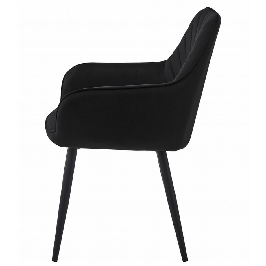 Krzesło Do Jadalni Kuchni Salonu Nana Czarne