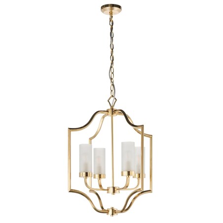 Lampa wisząca Edrea 81914 Endon metalowa glamour mosiądz