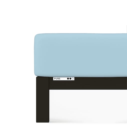 Prześcieradło Schlafgut Pure Baby Uniwersalny Blue Light 536