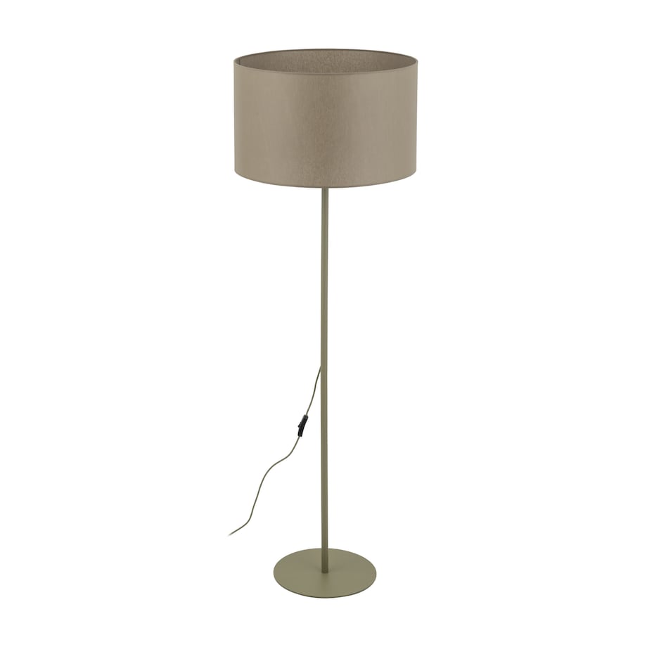 Lampa Stojąca Tk Lighting Dalum Oliwkowa Podłogowa 1Xe27 Abażur 50Cm, Wysokość 151Cm -1Szt.