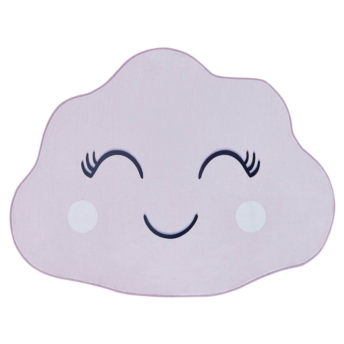 Dywan dziecięcy kształt chmury 90 x 120 cm różowy CUMULUS