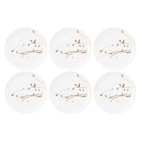 SELTMANN LIBERTY GOLDEN ROSE HIP Zestaw 6 talerzy do sałatek 22.5 cm