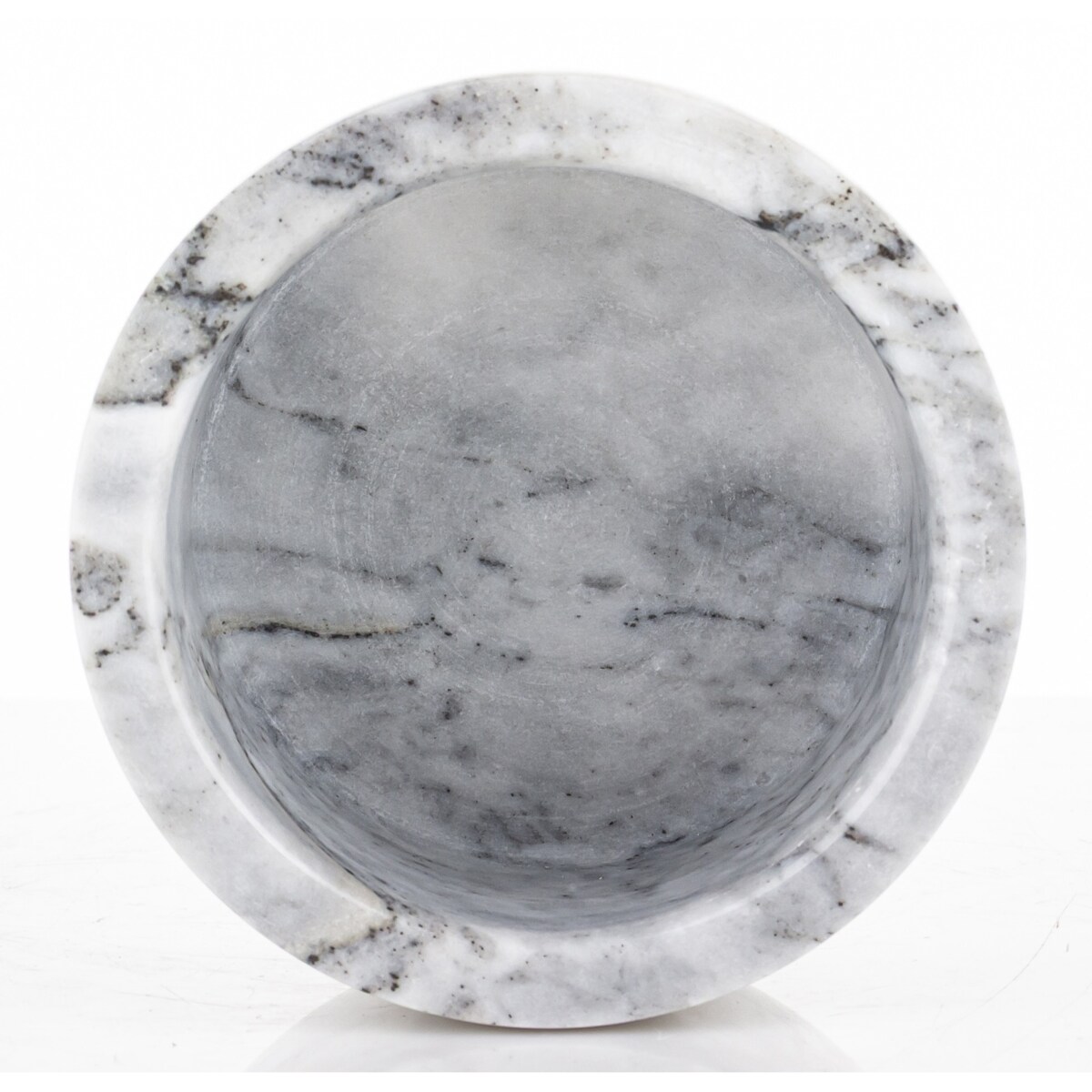 Okrągły pojemnik dekoracyjny 8,5x10x10 cm RAFI biały