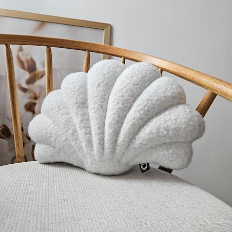 Poduszka SOFT LOOP | biała muszla