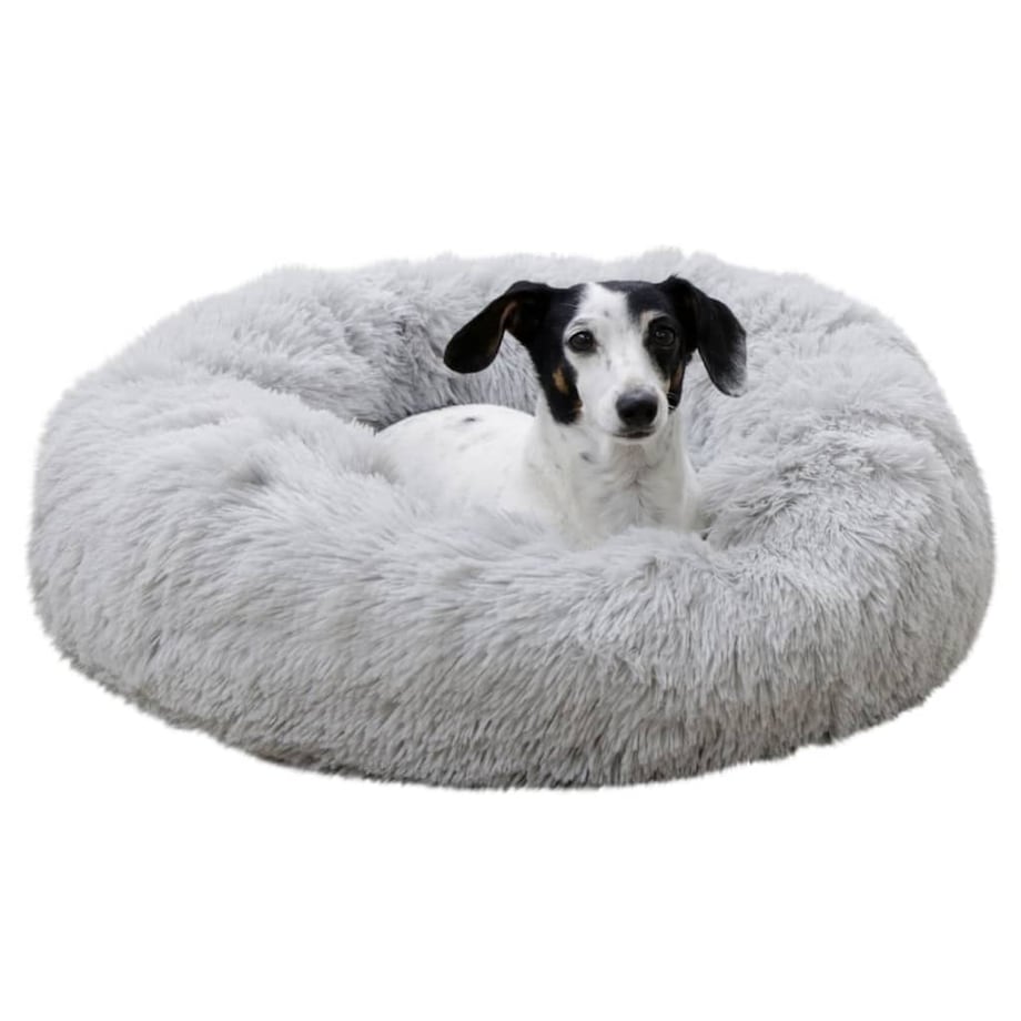Kerbl Przytulne legowisko dla psa Fluffy, 18 cm, jasnoszare