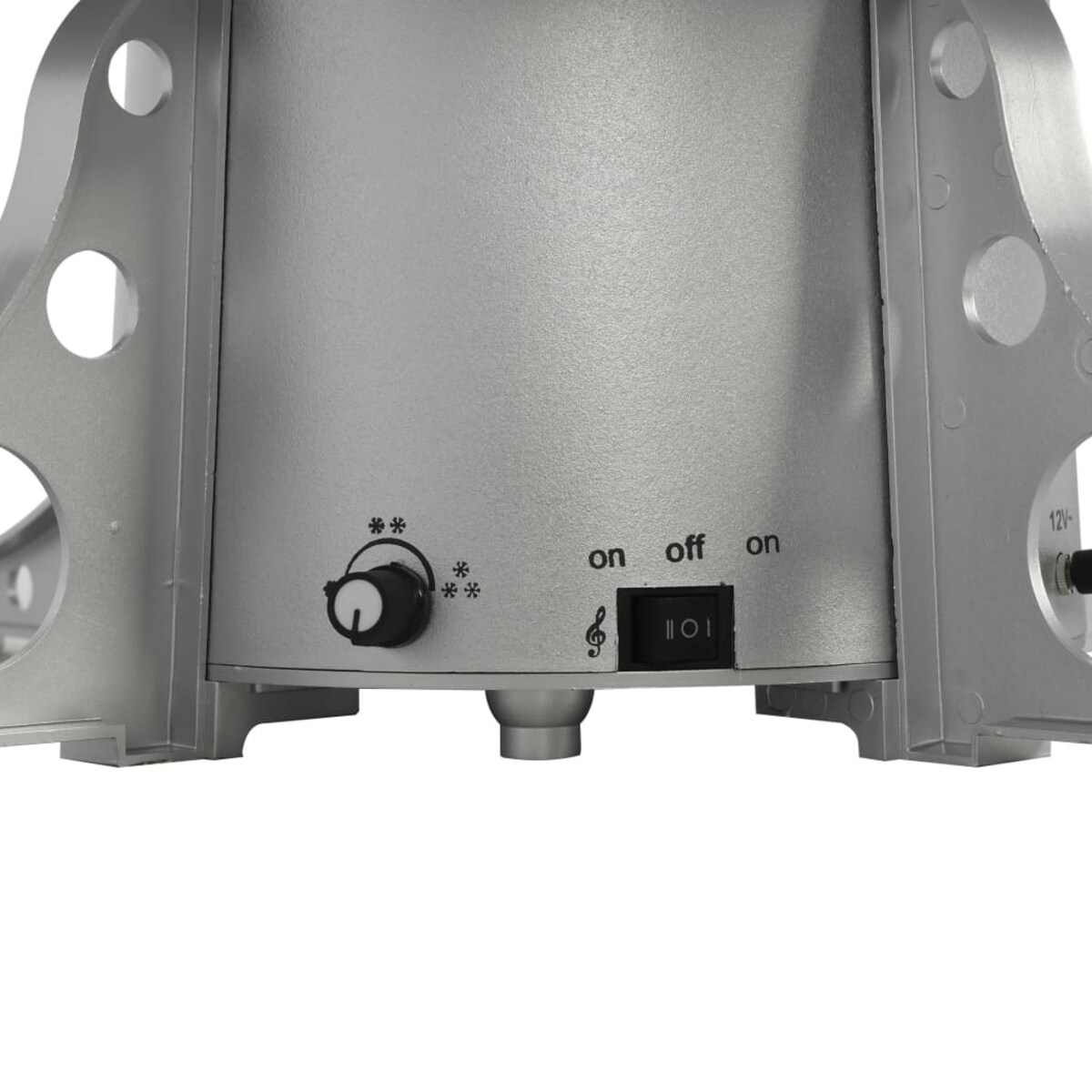 vidaXL Choinka sypiąca śniegiem, podstawa parasolowa, biała, 170 cm