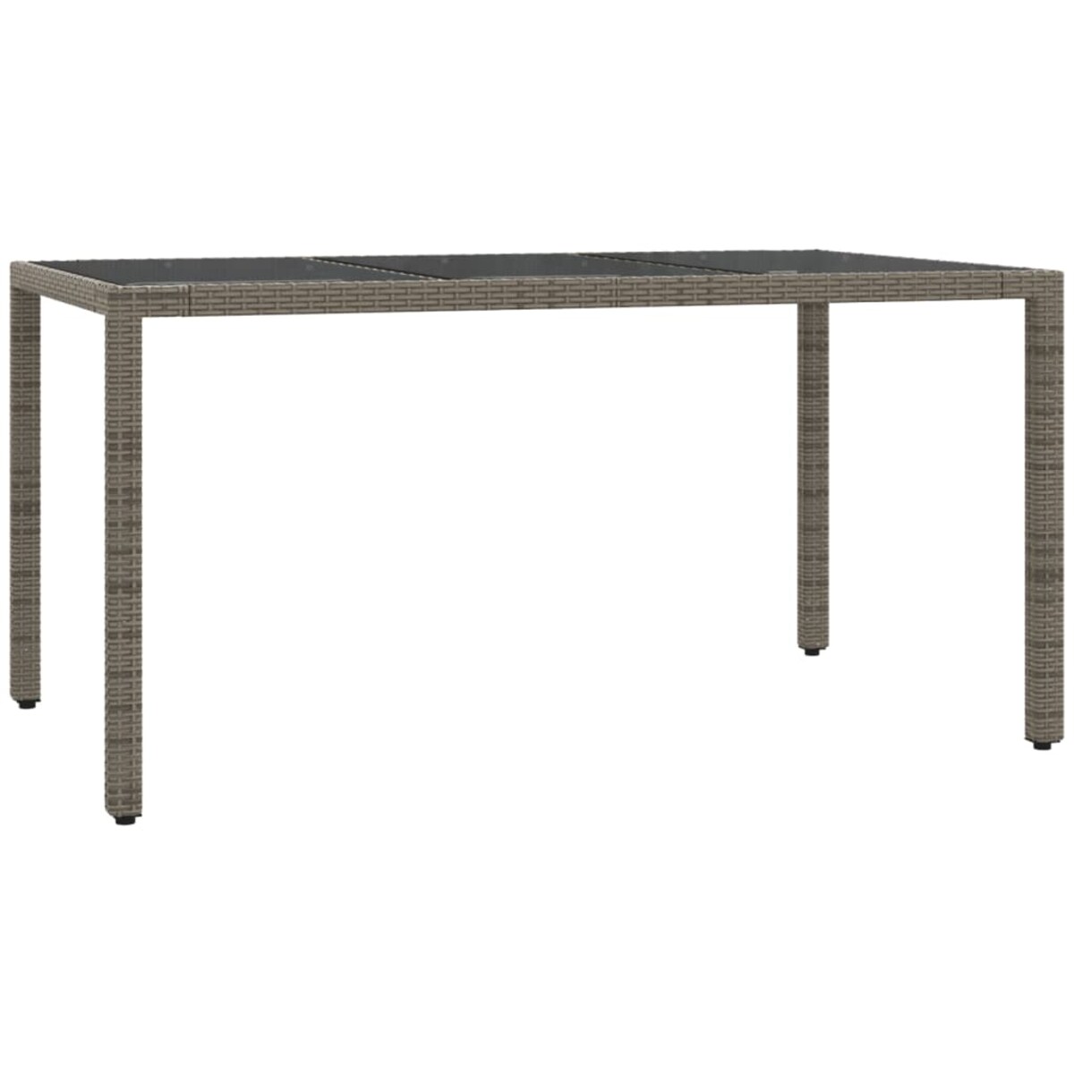 vidaXL 5-cz. zestaw mebli ogrodowych z poduszkami, szary, rattan PE