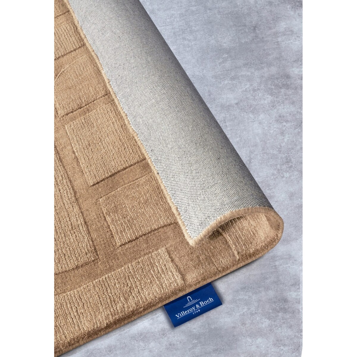 Dywan wełniany do salonu 190x280cm,beżowy tkany ręcznie z efektem 3d