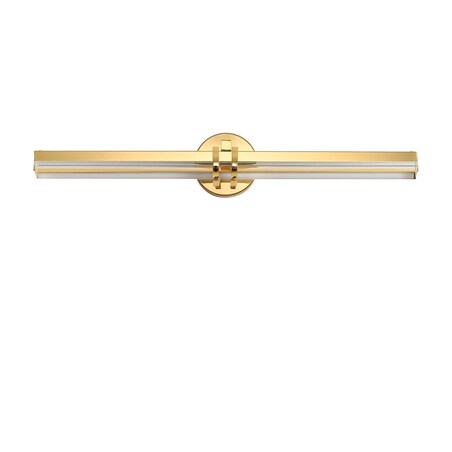 Lampa ścienna kinkiet LOVELY LED złota 58 cm