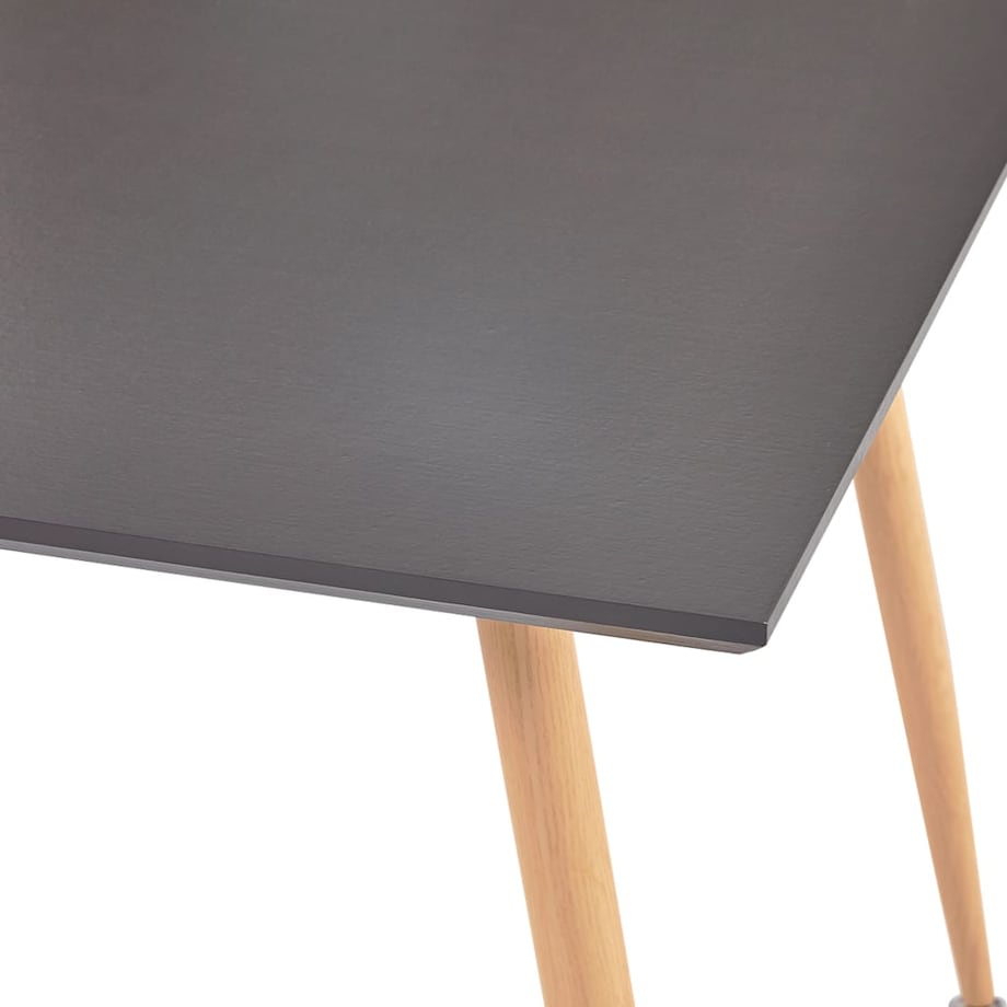 vidaXL Stół do jadalni, szaro-dębowy, 80,5 x 80,5 x 73 cm, MDF