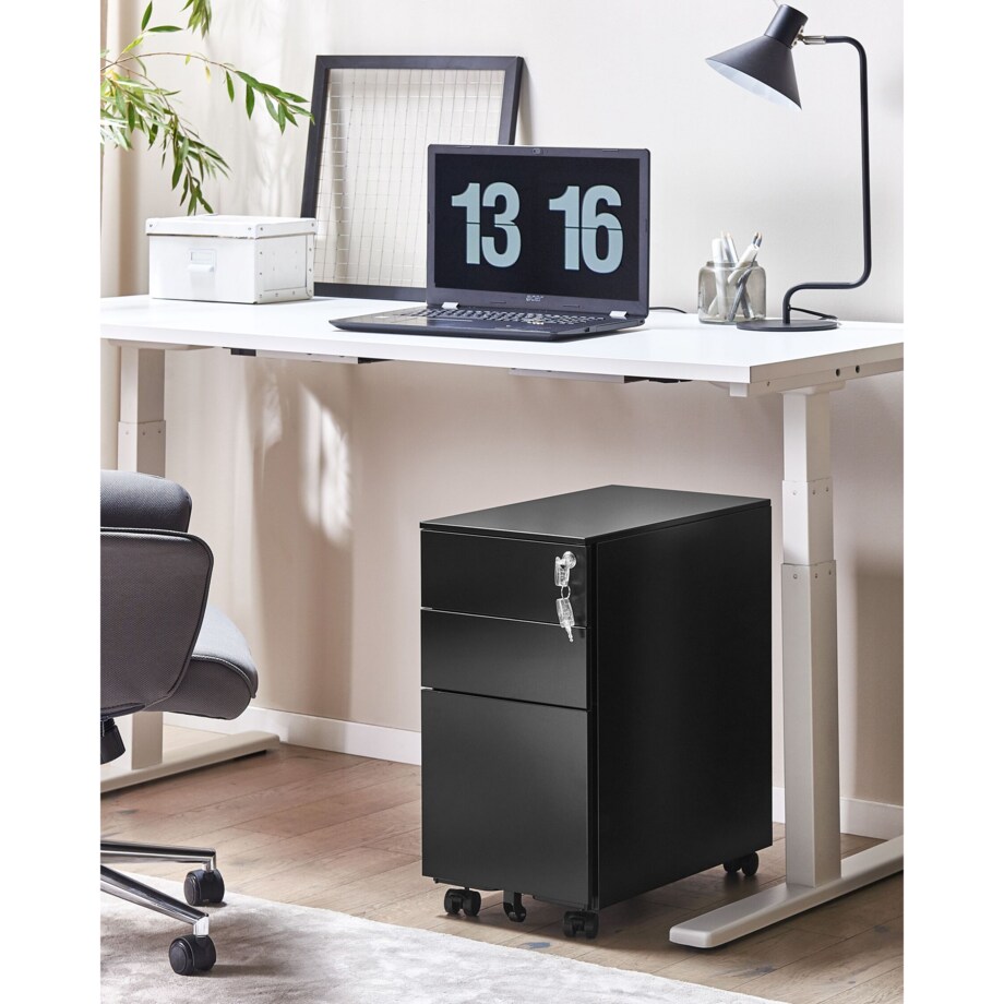 Szafka biurowa BOLSENA Metal Czarny