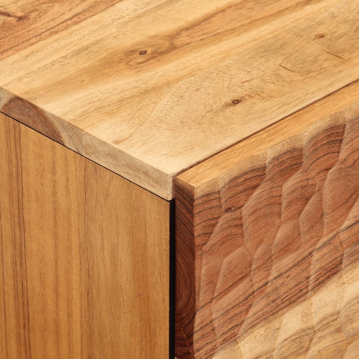 vidaXL Szafki nocne, 2 szt., 40x33x46 cm, lite drewno akacjowe