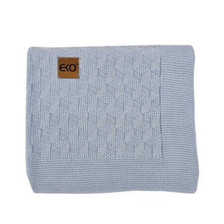 Kocyk bambusowy dla dziecka NIEBIESKI