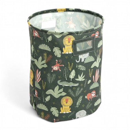 Kosz na zabawki okrągły THE KING OF THE JUNGLE, Ø 35 cm