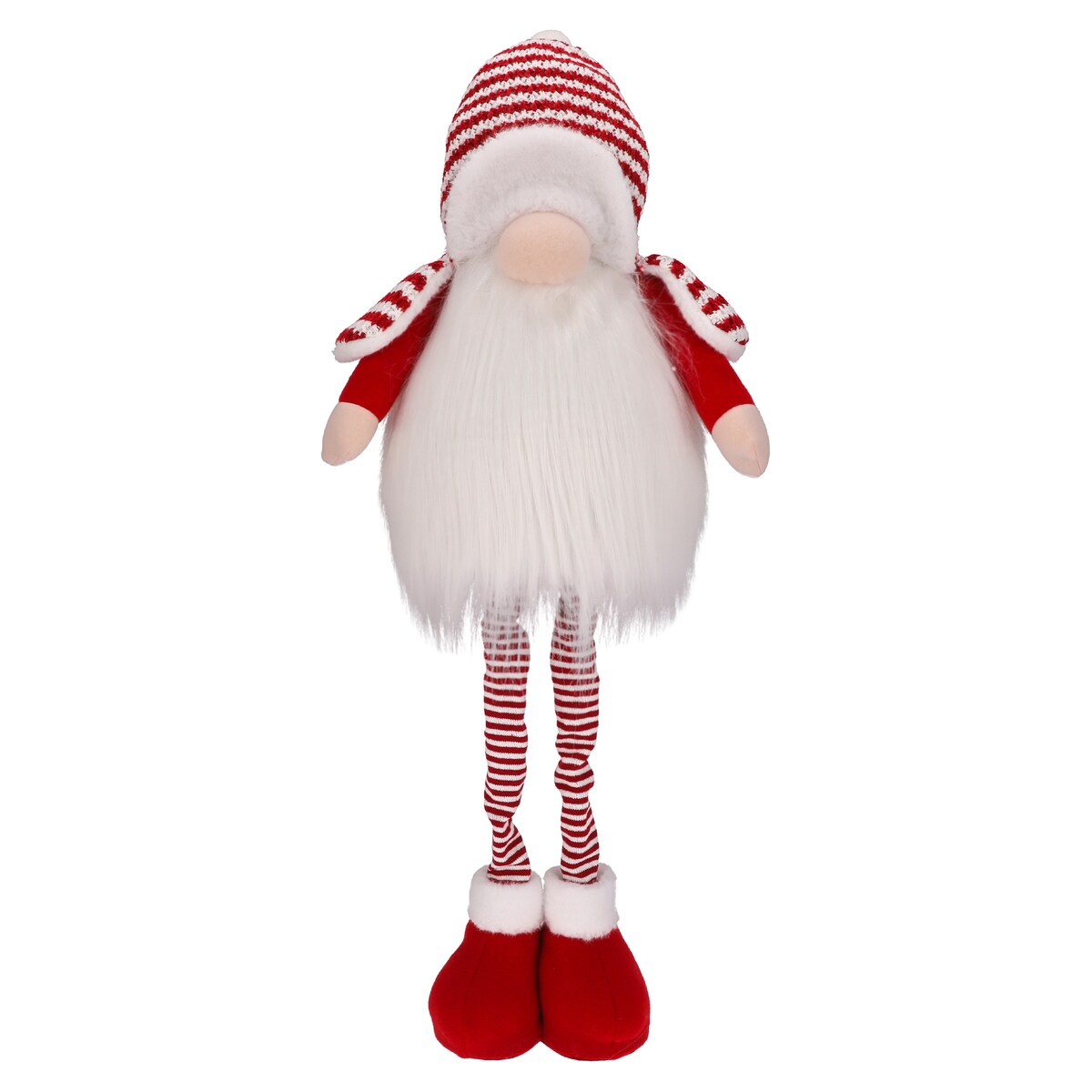 Skrzat na teleskopowych nogach krasnal świecący na święta