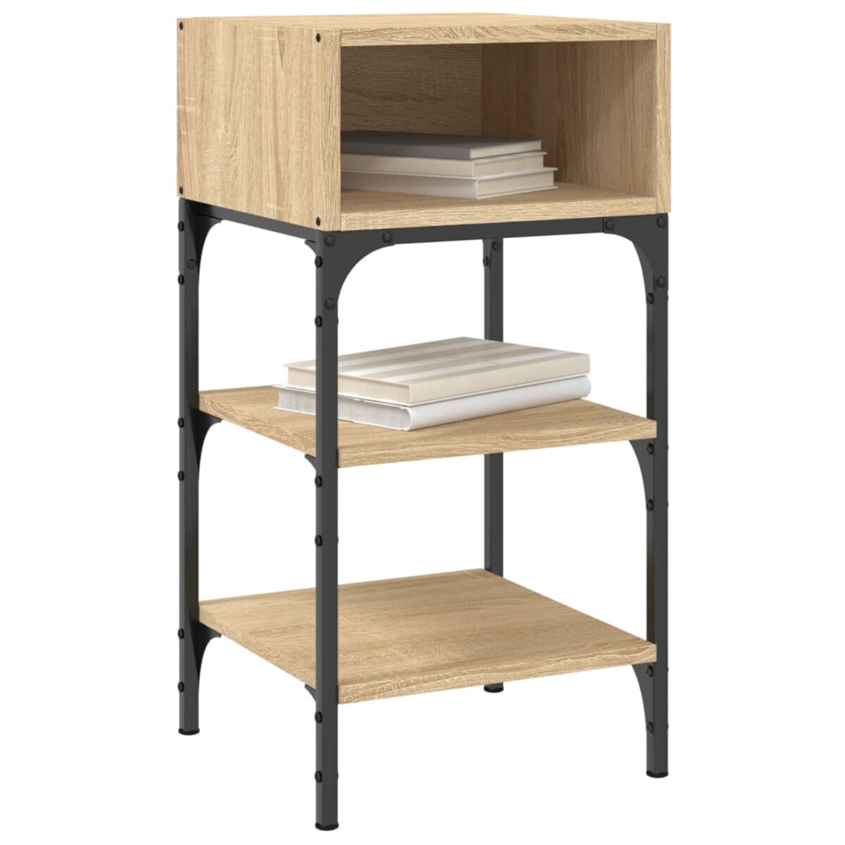 vidaXL Stoliki nocne, 2 szt., dąb sonoma, 35x34,5x70 cm