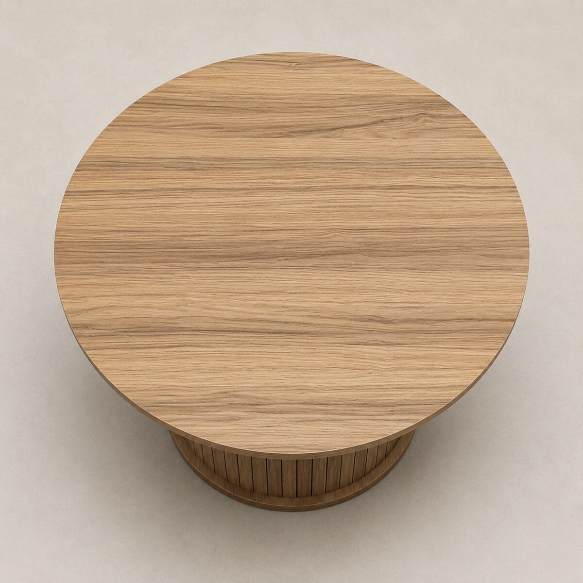 Stolik kawowy ryflowany SCAVA, Ø 70 x 40 cm